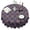 Purple Circular Floral, variant on Multicolor Geometric Boho Pattern Round Tablecloth 60"x60",Wrinkle Wipeable Table Cloth for Kitchen Dining Room Picnic Patio Party