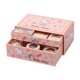 thumbnail image 1 of Hello Kitty tocador PS organizador de maquillaje cosmético para niñas y mujeres lindo rosa claro apilable organizador de maquillaje de plástico conjunto, 1 of 4