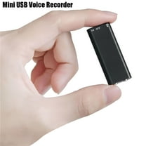 GJX Hidden Mini Audio Voice Recorder Listening Device 96 Hours 8GB Bug Recording