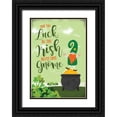 thumbnail image 1 of JMB Designs 23x32 Black Ornate Wood Framed with Double Matting Museum Art Print Titled - Luck of the Irish, 1 of 4