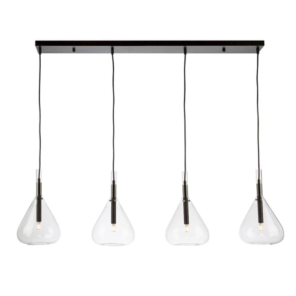 Artcraft Lighting Conic 4 Light Island Black