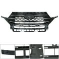 thumbnail image 7 of labwork Front Bumper Upper Grille Grill For Ford Explorer 2020/2021 Gloss Black W/Chrome, 7 of 7