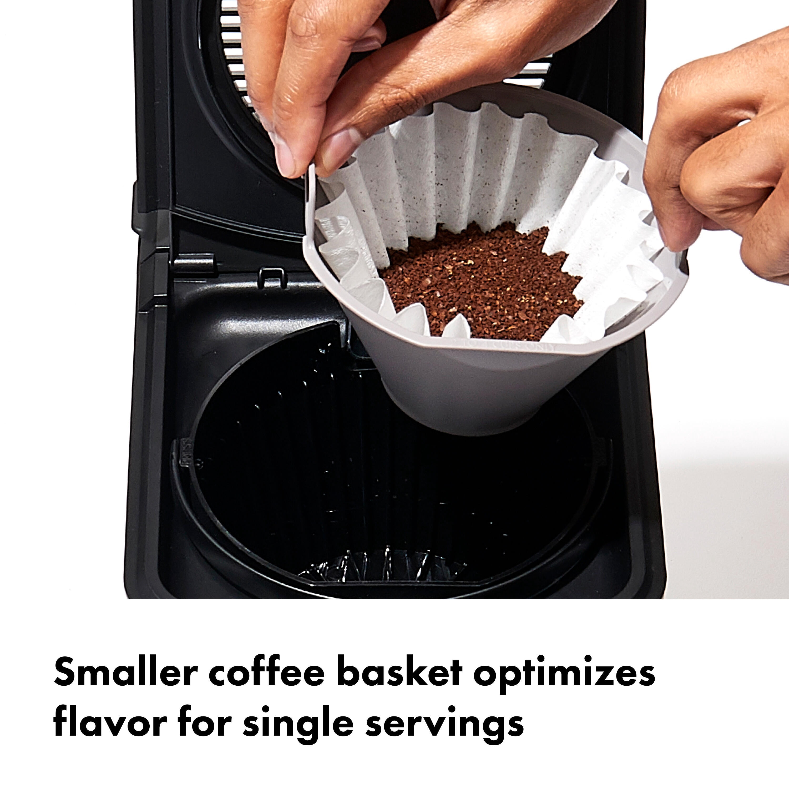 OXO Brew 8‑Cup Coffee Maker with Podless Single‑Serve and Glass Carafe