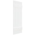 thumbnail image 4 of 14"W x 39"H Mid-America Vinyl, Standard Size Four Board Joined Shutters, w/Installation Shutter-Lok's & Matching Screws, 117 - Bright White, 4 of 13