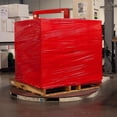 thumbnail image 4 of MMBM Red Cast Hand Stretch Wrap 18" x 1500' 1 Roll 80 Gauge Opaque Plastic Shrink Film for Wrapping Pallets, 4 of 6