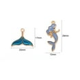 thumbnail image 4 of 1box 50pcs 2 style Alloy Enamel Pendants & Whale Tail Shape Light golden Blue 17~29x12.5~20x2~3mm Hole: 1.4~1.6mm 25pcs/style, 4 of 8