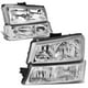 thumbnail image 1 of Conjunto de faros delanteros compatible con DNA MOTORING para Chevy Silverado, 1 of 5