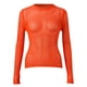 thumbnail image 3 of Gibobby Casual Suéter para Mujer, Suéter ligero de manga larga con cuello redondo para mujer(Naranja,XG), 3 of 3