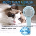 thumbnail image 2 of Cepillo para gatos, cepillo autolimpiante para perros, cepillos de aseo para perros, gatos, pelo corto y largo, cepillo de masaje suave para gatos para eliminar el pelo y, 2 of 5