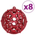 thumbnail image 3 of Adornos navideños VidaXL, color rojo vino, irrompibles, 100 unidades, 3 of 4