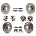 thumbnail image 1 of Transit Auto Front Rear Wheel Hub Bearings Assembly Disc Brake Rotors and Ceramic Pads Kit (10Pc) for Car Chrysler PT Cruiser Dodge Neon - Left Right Side (Driver Passenger) KBB-106931, 1 of 10