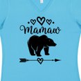 thumbnail image 4 of Inktastic Mamaw Bear Grandma Women's V-Neck T-Shirt, 4 of 5