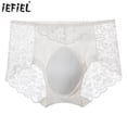 thumbnail image 2 of Bragas para travestis, lencería, ropa interior transgénero Sissy, bolsa convexa de esponja, bragas de encaje, bragas para travestis, bragas de encaje, 2 of 5