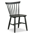 thumbnail image 6 of Furniture of America Winsto Spindle Back Solid Wood Side Chairs, Set of 2, Black, 6 of 7