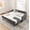 Grey Polyester Luxury Modern, variant on JUYG Twin Daybed with USB Charging and Pull-Out Extendable Bed