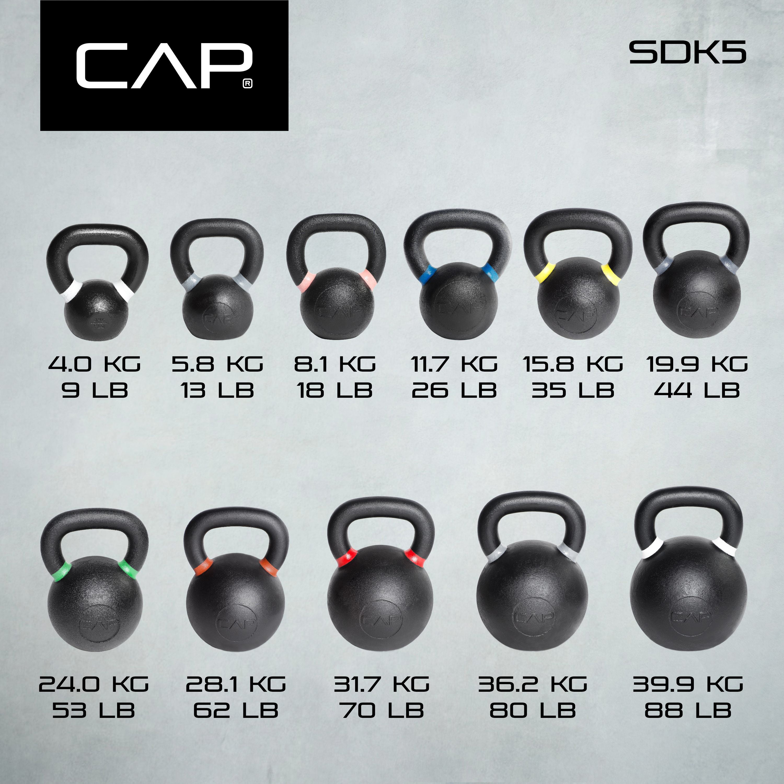 8 Kg/ 18 Lb Ader Competition Style Kettlebell 