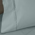 thumbnail image 5 of Superior Egyptian Cotton Solid Pillowcase Set, King, Teal, 5 of 5