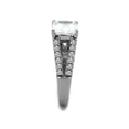 thumbnail image 4 of 2.75 Ct Princess Cut AAA Zirconia Stainless Steel Engagement Ring Womens Size 6, 4 of 5