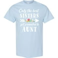 thumbnail image 3 of Inktastic Only the Best Sisters Get Promoted to Aunt T-Shirt, 3 of 5