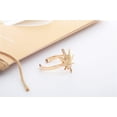 thumbnail image 4 of Female Temperament Ring Leaf Ring Alloy, 4 of 4