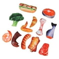 thumbnail image 4 of Juguete para mascotas con forma de comida, carne vegetal realista, resistente a mordeduras, juguete masticable de felpa suave y chirriante para perros pequeños y medianos, 4 of 12