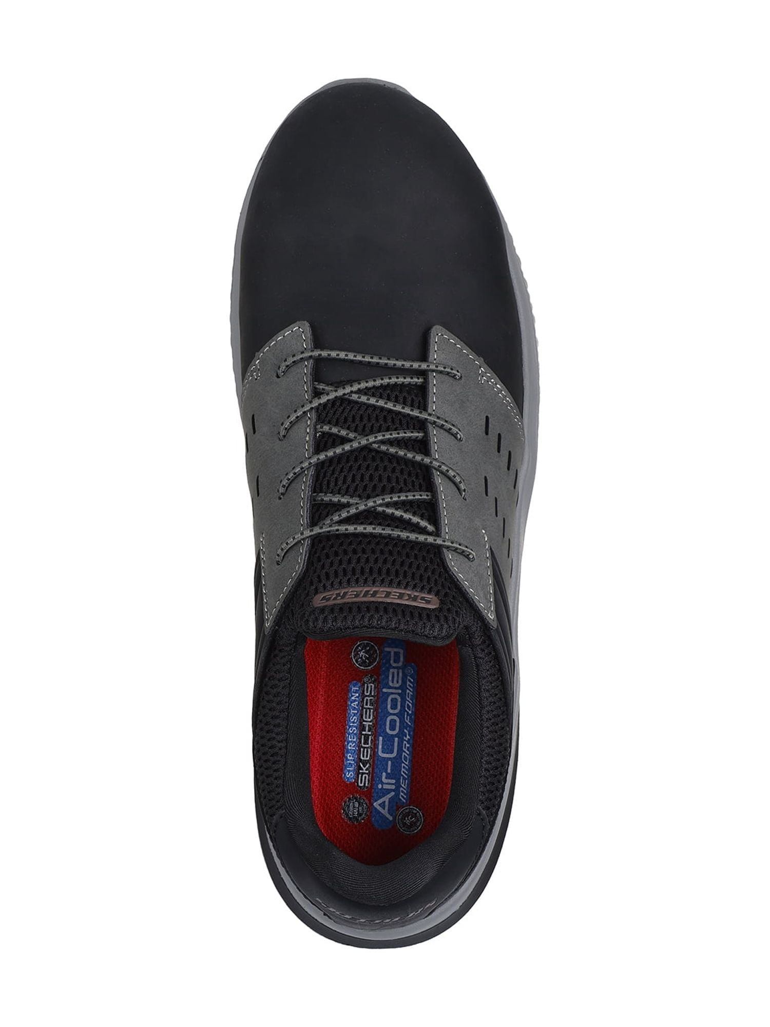 Skechers Work Men's Delson 3.0 Tyoll No Tie Fit™ Slip Resistant Carbon Nano Toe Work Shoes