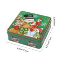 thumbnail image 3 of Christmas Metal Cookie Tin with Lids, Storage Container for Xmas Cookies Candy Brownies Snacks Craft Holiday Party Gift Box (C), 3 of 6