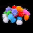 thumbnail image 3 of 24 Piezas 30 Mm Manualidades de Bricolaje Coloridas Bolas de Pompones Esponjosos Fieltro Juguetes de Peluche Decoración Zulema Pompones Gato Juguetes, 3 of 8