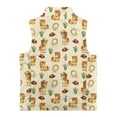 thumbnail image 5 of Uorisanigo Fleece Vest for Boys Girls Lightweight Sleeveless Zip Front Jacket Kids Vests Jackets Fuzzy Full Zipper Outwear Waistcoat Top Fashion Clothing, Camouflage Camo Oak Hunting Wood, 5 of 7