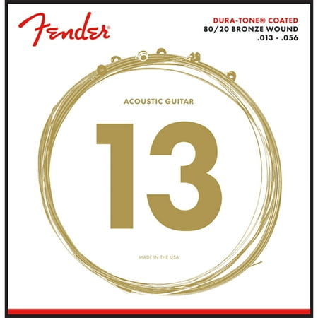 Fender Dura-Tone® 880M 80/20 Bronze Coated 13-56 Medium Acoustic Guitar Strings