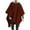Red, variant on jjayotai Men's Steampunk Poncho, Gothic Hooded Fashion Comfortable Home Clothes House Coat Poncho Jacket Outerwear Brown M