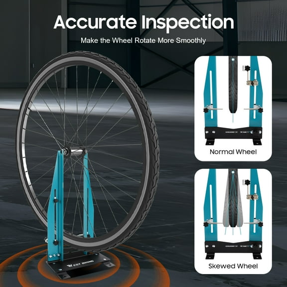 Wheel Truing Stand - All - Around Accurate Inspection, Compatible with 140 - 180mm Brake Discs