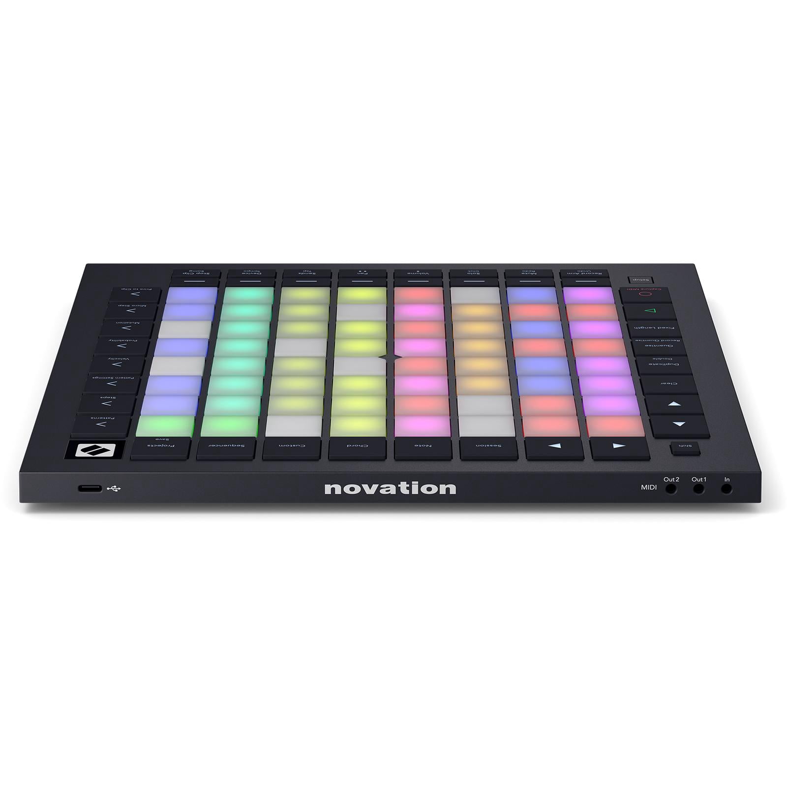 Novation Launchpad Pro 64-Pad Ableton Controller with Over-Ear Monitoring Headphones Package