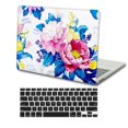 thumbnail image 1 of KSK KAISHEK Plastic Protective Case Hard Cover Only for 2017-2014/2013//2012/2011/2010 Released MacBook Air 13 inchs No Touch + Black Keyboard Cover Model: A1466 A1369 Flower 133, 1 of 5