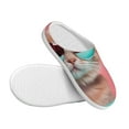 thumbnail image 3 of Disketp Cool Cat Pink Sunglasses Women's Men's Slippers Plush Slip-On House Slipper for Winter Indoor Soft Cushion Non-slip Fluffy Slides Slippers-11, 3 of 7