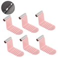 thumbnail image 2 of Riwesomey Sujetador de sábana antideslizante de 6 uds., Clip de fijación de sábana impermeable, soporte de sábana de plástico firme para cama, Artesanía Rosa Riwesomey TO005355-03, 2 of 6