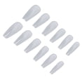 thumbnail image 3 of 240 Uds puntas de uñas artificiales ultrafinas puntas de extensión de uñas postizas transparentes puntas de uñas transparentes, 3 of 8