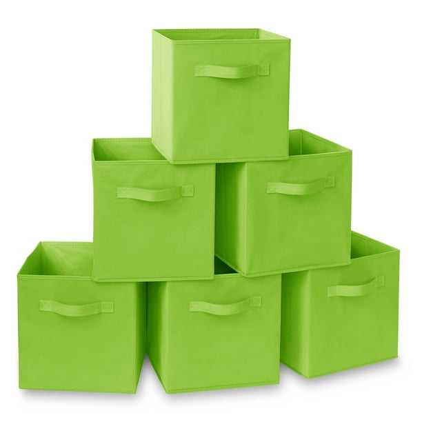 Casafield Set of 6 Collapsible Fabric Cube Storage Bins