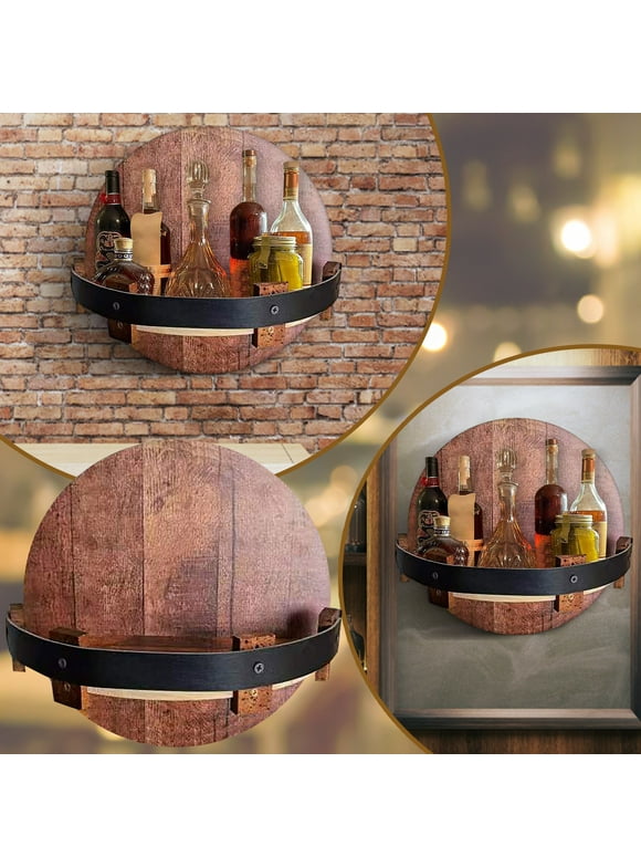 Bar Shelves in Wall Shelves