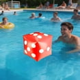 thumbnail image 2 of Dpityserensio Inflatable Giant Dice PVC Giant Number Cube for Outdoor Games 11.8in Fun Interactive Prop for Birthday Pool Beach Activities, 2 of 6