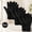 Black, variant on 3 Pairs Microfiber Dusting Gloves for Indoor Plants, Leaf Cleaning, Furniture, Blinds, Household Dust Removal (Brown, Dark Green, Dark Red)