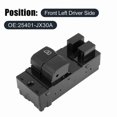 thumbnail image 3 of Front Left Power Window Switch for NV200 HR16DE 1.6L L4 2009-2015, 3 of 5