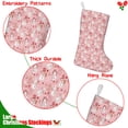 thumbnail image 5 of Christmas Stockings,Pink Christmas Snowman Pattern Stockings Christmas,14.8'' Xmas Stockings,Christmas Party Favors,Christmas Party Decorations,Christmas Stockings Personalized, 5 of 5