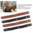 thumbnail image 3 of Fondo de Látigo de Cuero, Ergonímico 4pcs Accesorios de Funda de Látigo Liviano Marrón Negro para Látigos de Equitación, 3 of 7