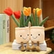 thumbnail image 3 of Plantas verdes y fragantes, adornos en macetas, muñecas, juguetes de peluche de color rojo y naranja, 3 of 5