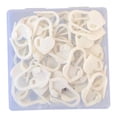 thumbnail image 1 of Guardoinrt 50PCS/Set Knitting Crochet Locking Stitch Needle Clip Markers Tool Clips,Interesting and white, 1 of 6