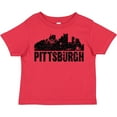 thumbnail image 3 of Inktastic Pittsburgh Skyline Grunge Boys or Girls Toddler T-Shirt, 3 of 5