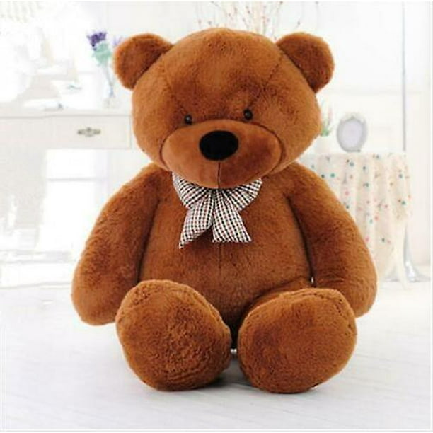 Oso de peluche Gigante Felpa Juguete de algodon suave Regalo de animal de pelucheMarron oscuro60CM Walmart en linea