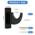 thumbnail image 2 of Uxcell Acrylic Light Saber Stand 1 Set Wall Mounted Sword Stand Display for Light Saber Sword Wall Bracket, Black, 2 of 6