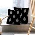 thumbnail image 6 of LALILO Throw Pillow Covers Damask Arabic Art Asian Backdrop Cushion Cover 18" x 18", 2 Pack, 6 of 6
